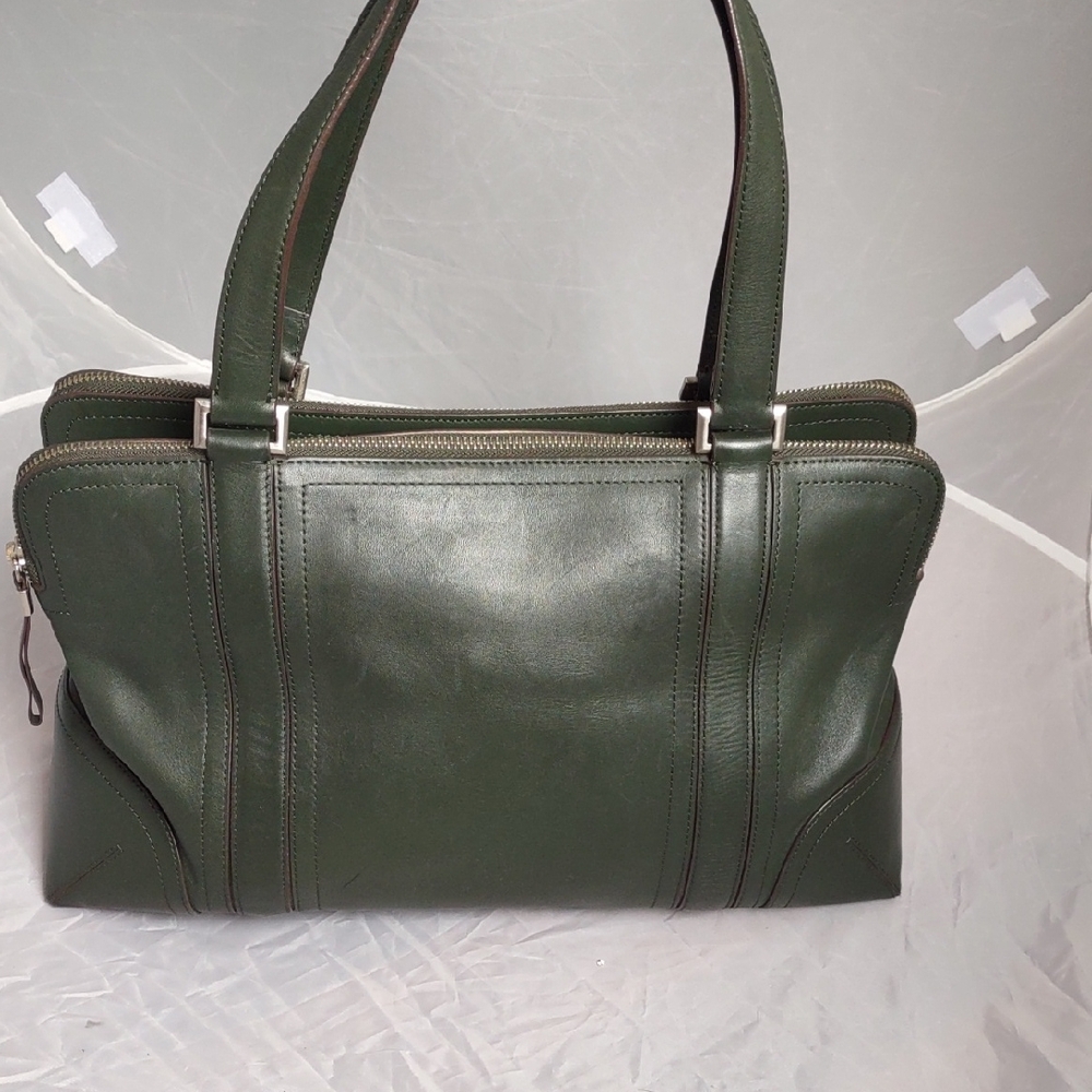 Ellen Tracy Olive Green Shoulder Bag